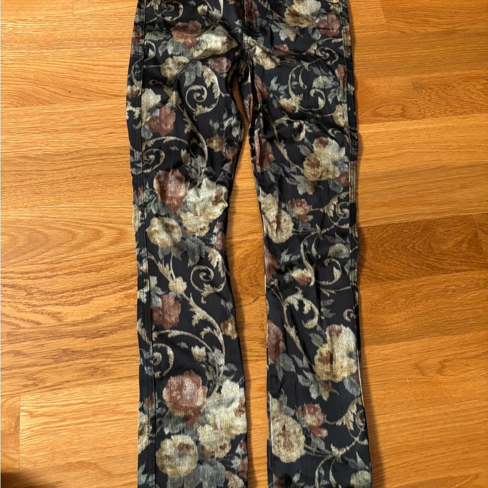 Seven 7 For All Mankind Women floral pant size 26